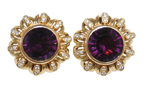 Stellar Amethyst Earrings