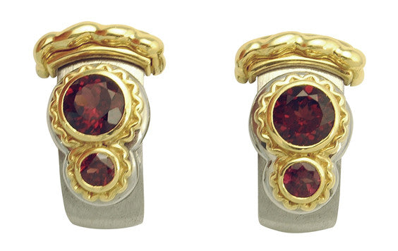 Callista Garnet Earrings