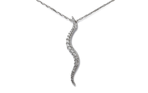 Diamond Wave Pendant