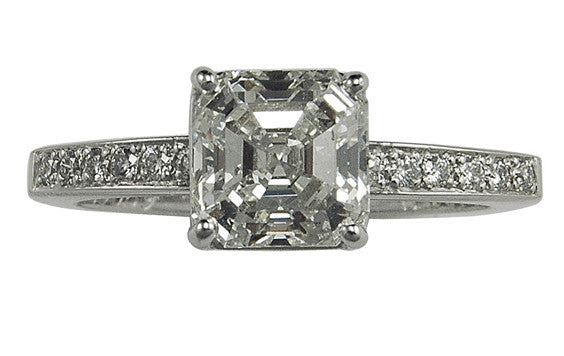 Princess Diamond Solitaire Ring