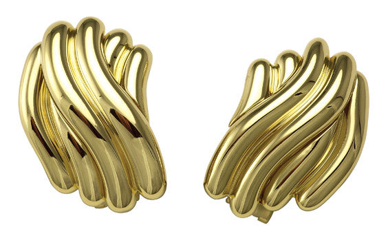 Golden Wave Earrings