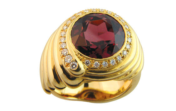 Regal Rhodolite Ring